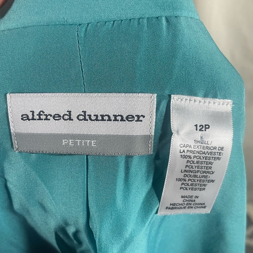 Ladies ALFRED DUNNER Lightweight Quilted Open Front Jacket w/Embellishments 12P - Picture 5 of 7